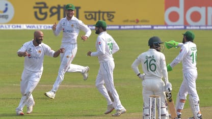 Sajid Khan the hero as Pakistan clinch thrilling series win