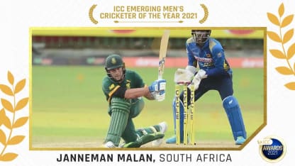 The ICC Emerging Men's Cricketer of the Year: Janneman Malan