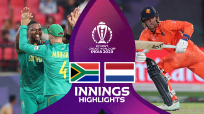 Edwards, van der Merwe lead Netherlands fight after South Africa strikes | Innings Highlights | CWC23