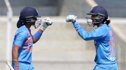 Smriti Mandhana (right) and Harmanpreet Kaur (left) will be leading the two teams in the Women's T20 Challenge Match
