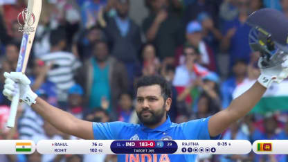 CWC19: SL v IND - Highlights of Rohit's fifth CWC19 century
