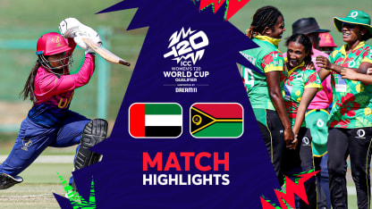 UAE v Vanuatu | Match Highlights | Women’s T20WC Qualifier 2024