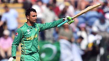 Fakhar Zaman got Pakistan chase off a rapid start start notching up his second half-century in as many matches,  scoring a 58-ball 57 studded with seven fours and a six.