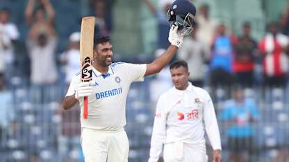 Ashwin hits first Test ton in three years to lift India to a dominant position 