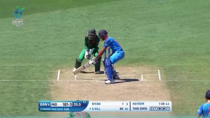 Highlights of India's 265 against Bangladesh at U19CWC
