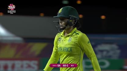 SA v BAN: Marizanne Kapp falls to Rumana Ahmed 