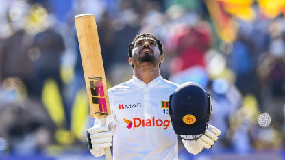 Dashing de Silva ton puts Sri Lanka in command