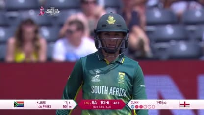 #WWC17 Semi-Final 1: ENG v SA - Mignon du Preez Innings