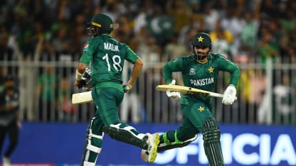 The moment Pakistan sealed victory against New Zealand