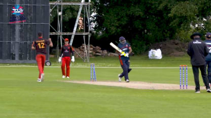 ICC Men's T20 World Cup Europe Final 2019, GER v NOR - Germany takes another wicket