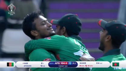 CWC19: BAN v AFG - Shakib becomes first Bangladeshi to take World Cup five-wicket haul  