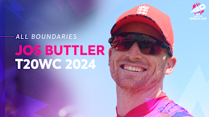 Every Jos Buttler boundary at T20WC 2024