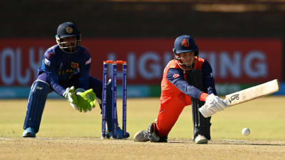 Scott Edwards undefeated fifty proves in vain against Sri Lanka | CWC23 Qualifier