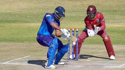 Dimuth Karunaratne fifty takes Sri Lanka to brink of victory | CWC23 Qualifier