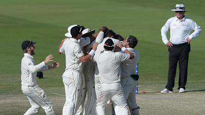 New Zealand celebrate win