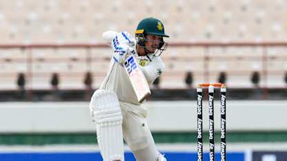 Quinton de Kock starred against West Indies
