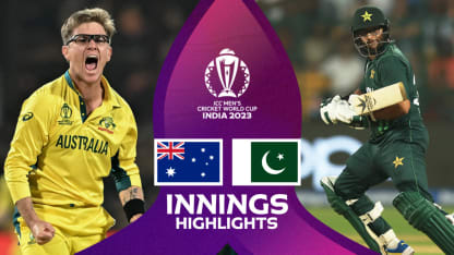 Adam Zampa's four-for derails Pakistan chase | Innings Highlights | CWC23