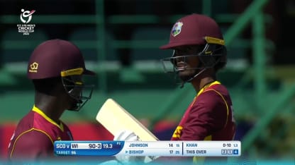 West Indies register their first win | WI v SCO | ICC U19 Men’s CWC 2022