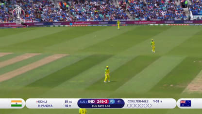 CWC19: IND v AUS - Virat Kohli's 82 batting highlights