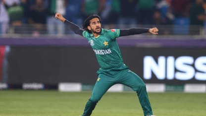Hasan Ali finds a thick outside edge
