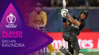 Attacking century from Ravindra lights up New Zealand chase | CWC23