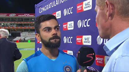 Virat Kohli handed the ICC Test mace
