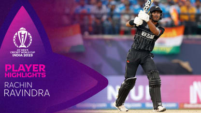 Rachin Ravindra guides New Zealand with his steady 75 | CWC23