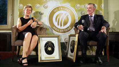 Bob Simpson and Debbie Hockley Hall of Fame induction