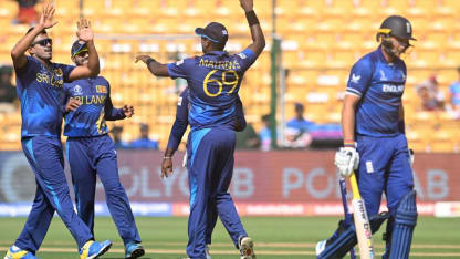 Sri Lanka rattle England with double strike in first Powerplay | CWC23