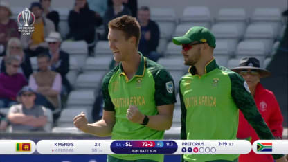 CWC19: SL v SA - Pretorius took 3/25 in his 10 overs