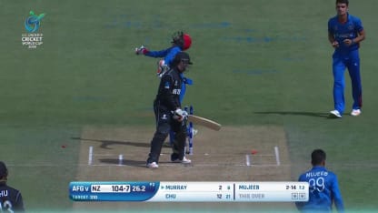 Majestic Mujeeb takes 4/13 against New Zealand