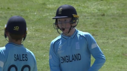 George Bell surprised by his own reverse sweep | ENG v CAN | ICC U19 Men’s CWC 2022