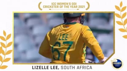 The ICC Women’s ODI Cricketer of the Year: Lizelle Lee