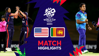 USA v Sri Lanka | Match Highlights | Women’s T20WC Qualifier 2024