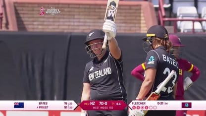 #WWC17 NZ v WI - Rachel Priest Innings