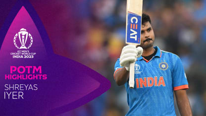 Shreyas Iyer sizzled with a brilliant ton in India's win | CWC23