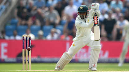 Shadab Khan has now hit half-centuries in all three Tests on tour