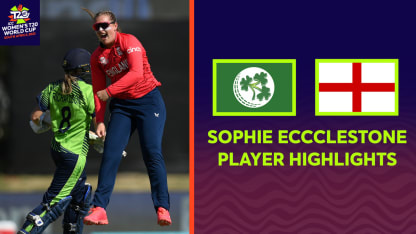 Sophie Ecclestone's three-for restricts Ireland | Women's T20WC 2023