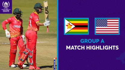 Zimbabwe sizzle in huge victory over USA | CWC23 Qualifier