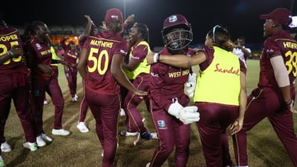 WI v SA: The last South Africa wicket falls and the Windies celebrations begin