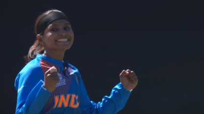 WT20WC: Ind v SL – Rajeshwari Gayakwad bowls Harshitha Madhavi