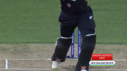 Wicket - Finn Allen - New-Zealand v Pakistan ICC T20WC 2022