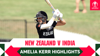 Amelia Kerr continues her strong form against India