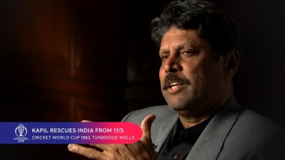 CWC Greatest Moments: Kapil Dev's 175* rescues India from 17/5 v Zimbabwe in 1983