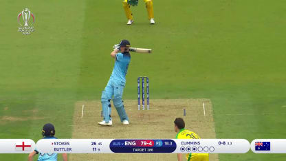 CWC19: ENG v AUS - Ben Stokes batting highlights