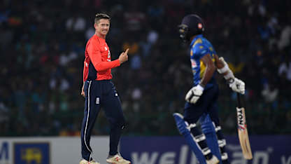 Joe Denly in the wickets on his return to England side
