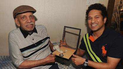 Ramakant Achrekar and Sachin Tendulkar