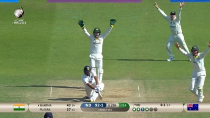 Wicket! Rohit Sharma trapped in front | WTC23 Final