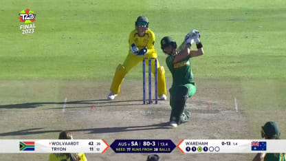 Six - Laura Wolvaardt | AUS v SA | Women's T20WC 2023