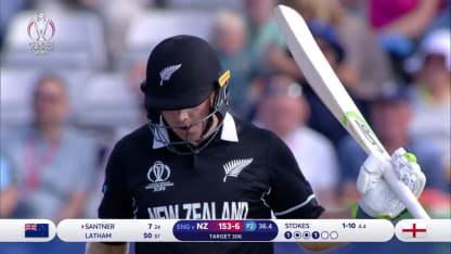 CWC19: ENG v NZ - Highlights from Tom Latham's 57